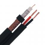 RG59 E 50% CCA 2C 0.75mm2 CCA Figure 8 Pure Copper cctv cable 1+2 camera cable rg59+2c power cable for sale