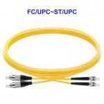 Optical Fiber Cable FC UPC ST UPC Single-Mode Dual-Core Carrier-Grade OS2 Pigtail Customization for sale