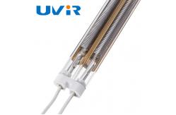 China 3250W Medium Wave Infrared Lamp , Gold coating Ir Heating Lamp supplier