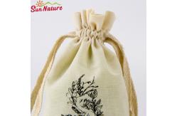China Eco Packaging Solutions Organic Cotton Drawstring Bag For Perfume supplier