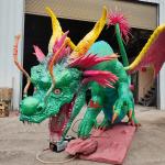 Customization Realistic Animatronic Animals Chinese Ancient Creatures Ying Long