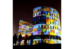 China 8500 LM Interactive Projection Mapping Outside Immersive Projection Mapping supplier