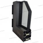 Commercial Domestic High Strength Good Rigidity Broken Bridge Aluminum System Window for sale