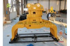 China Square Rotating Demolition Grapple , Excavator Hydraulic Stone Sorting Grab supplier