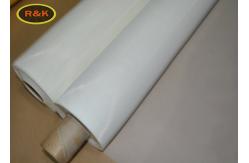 China Monofilament Plain Weave Polyester Silk Screen Printing Mesh White Durable supplier