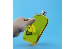 China Oblate Square 156mm 400ml Plastic Beverage Cans For Cafe supplier