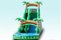 China Inflatble Slide / inflatable pool slide / inflatable palm water slide supplier