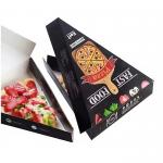 Wholesale Custom Triangle Pizza Boxes  Food Grade Eco-Friendly Cardboard Delivery Packaging for sale