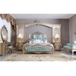 Carved King Size Royal Luxury Design Wooden Bed for sale