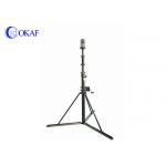 5m Portable Telescopic Mast Pole Hand Crank Communication Tower With PTZ Camera for sale