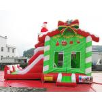 Hotel Christmas 0.55mm Inflatable Bouncer Slide for sale