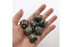 China Retro Copper Meteor Hammer Metal Dice Dragon And Dungeon DND RPG D20 supplier