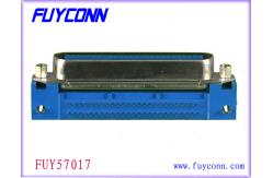 China 64 Pin Centronic Male Right Angle PCB Connector With Boardlock supplier