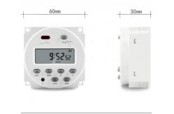 China 16A LCD Display Weekly Programmable Timer Switch Din Rail 12V 24V 220V supplier