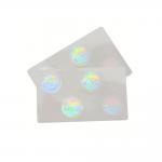 Custom Shapes ID Die Cut Transparent Hologram Stickers , Tamper Proof Hologram Stickers