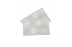 China Custom Shapes ID Die Cut Transparent Hologram Stickers , Tamper Proof Hologram Stickers supplier