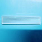 90x18x3mm Precision Grooved Quartz Substrate High Purity Optical Plate
