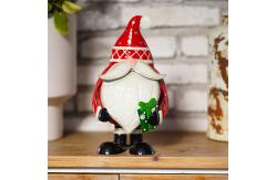 China Santa Claus Custom Metal Christmas Decoration Ornaments Rustproof supplier