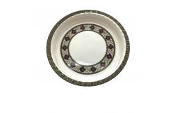 China Tasteless Melamine Dinner Plates Unbreakable Durable Melamine Soup Plates supplier