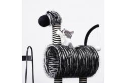 China Sustainable Cute Zebra ODM Cat Scratcher Tree supplier