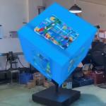 Magic Square Rotating Custom Led Display Video Wall for sale