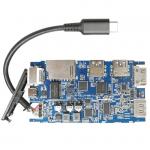 0.25OZ Electronics PCB Assembly With USB Card Reader VGA RJ45 PD Charging Port for sale