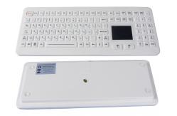 China IP68 Desktop Waterproof Rubber Medical Grade Keyboards with Touchpad with USB supplier