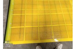 China Optimal Performance 30mm Thickness Square Polyurethane Screen Mesh In Plain Weave supplier