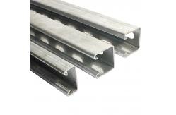 China Anodized Corrosion Resistant Aluminium Unistrut Channel Slotted C Channel supplier