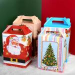 Paper custom packaging design  Christmas Boxes  Candy Cake Box  Birthday Party Favor Goodie Gift Bag with Handle for sale