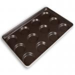 RK Bakeware China Foodservice NSF Nonstick Glaze 3 Inch Hamburger Bun Baking Tray for sale