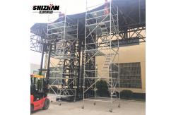 China H Frame Aluminum Mobile Steel Scaffolding Movable With Wheels Easy Install supplier