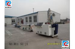China Electric Wire PVC Pipe Extrusion Machine Double Screw PLC Control supplier