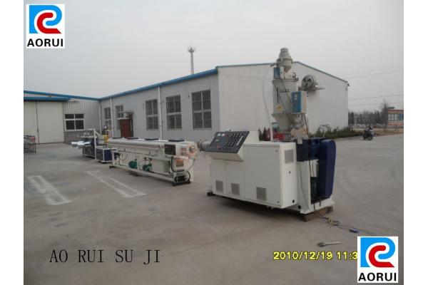 Electric Wire PVC Pipe Extrusion Machine Double Screw PLC Control