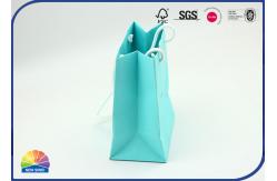 China Embossing Matte Lamination Special Reusable Paper Bag Customized Logo With Handle supplier