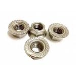6 Grade Hexagon Lock Nut With Flange And Fine Pitch Thread DIN ISO Standard for sale