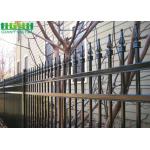H2.2m PVC Coating Tubular Decorative Aluminium Fencing for sale