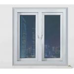 
White upvc casement window hurricane resistant windows with  fiberglass mosquito mesh