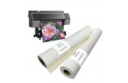 China 127cm 152cm Width Matte 280gsm Polyester Canvas For Eco Solvent Ink Printer supplier