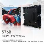 P3 Indoor Rental Led Screen Die Casting Aluminium Cabinet 4K Resolution IP43