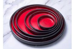 China Impact Resistance Straight Ceramic Dinner Plate Microwave Safe supplier
