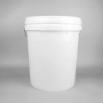 White Round Empty 20 Litre Plastic Paint Bucket For Paint for sale