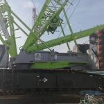 500 Ton Crawler Crane Quality Assurance In Lifting Operation Crawler Mounted Crane 1.2km/H for sale