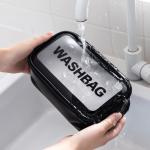Large Capacity PVC PU Travelling Storage Bag Skin Care Make Up Wash Bag for sale