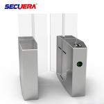 Flap type automatic turnstile control board access control barcode wing turnstile for public transport for sale