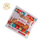 Custom Logo Printed PET PE Bakery Bread Packaging Bags Mini Cake Food Packaging Bag for sale