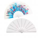 13'' Polyester Double Sided Sublimation Fan Blanks For Photos Printing Customization for sale