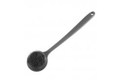 China Hypoallergenic Long Handle Silicone Bath Body Brush Home Bathroom Accessories supplier