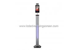 China Touchless AI Facial Recognition Infrared Thermometer IP65 With 8 Inch Screen supplier
