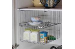 China Home Custom 6mm Wire Mesh Storage Baskets For Wardrobe Drawer supplier